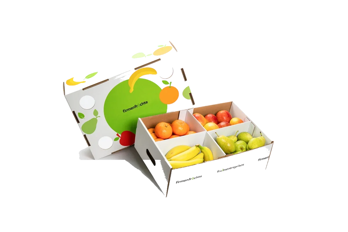 Firmenfrüchte-Karton zum Verschicken